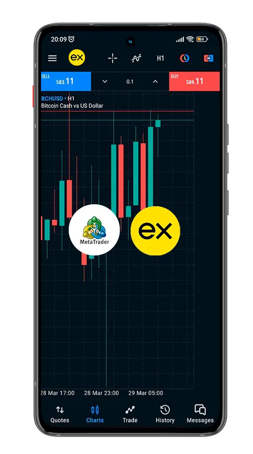 Exness metatrader5 移动端应用